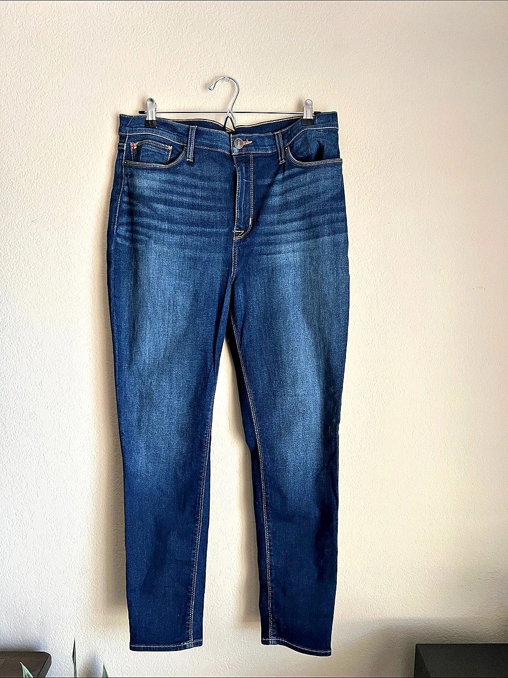 Hudson Natalie Super Skinny Jeans Blue Waist 33